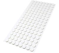 Adsamm® / 128 x patins en feutre / blancs / Ø 12 mm / rond / épaisseur 3,5 mm / patins glisseurs auto-adhésifs de qualité optimale