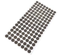 Adsamm® / 128 x patins en feutre / bruns / Ø 12 mm / rond / 1,5 mm d' épaisseur / patins glisseurs auto-adhésifs de qualité optimale de Adsamm®