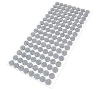 Adsamm® / 128 x patins en feutre / gris / Ø 12 mm / rond / épaisseur 3,5 mm / patins glisseurs auto-adhésifs de qualité optimale