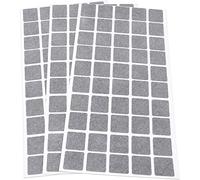Adsamm® / 150 x patins en feutre / gris / 20x20 mm / carré / 1,5 mm d' épaisseur / patins glisseurs auto-adhésifs de qualité optimale de Adsamm®