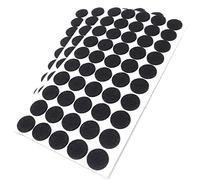 Adsamm® / 150 x patins en feutre / noirs / Ø 22 mm / rond / épaisseur 3,5 mm / patins glisseurs auto-adhésifs de qualité optimale