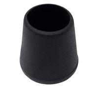 Adsamm® / 16 x Embouts extérieur / noir / Ø 11 - 12 mm / rond / robuste glisseur à fixer sur tout les jambes rondes des meubles / pour zones sèches et humides.