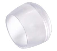 Adsamm® / 16 x Embouts extérieur / transparent / Ø 21 - 22 mm / rond / robuste glisseur à fixer sur tout les jambes rondes des meubles / pour zones sèches et humides.