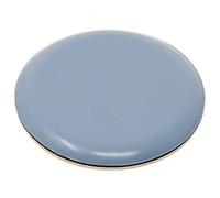 Adsamm® / 16 x Patins en PTFE / bleu-gris / Ø 60 mm / rond / Glisseurs autocollants PTFE / patins glisseurs auto-adhésif qualité premium