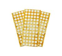 Adsamm® / 180 x Patins antidérapants Autocollants en Caoutchouc cellulaire EPDM/ø 14 mm/Blanc/Rond/Patins antidérapants de 2,5 mm d'épaisseur