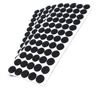 Adsamm® / 180 x patins en feutre / noirs / Ø 14 mm / rond / épaisseur 3,5 mm / patins glisseurs auto-adhésifs de qualité optimale