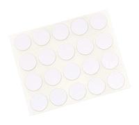 Adsamm® / 20 x caches adhésifs pour tête de vis/Blanc/Ø 13 mm/Rond/caches Autocollants avec Fine épaisseur 0,45 mm, d'Adsamm®