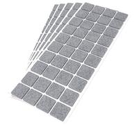 Adsamm® / 200 x patins en feutre / gris / 25x25 mm / carré / épaisseur 3,5 mm / patins glisseurs auto-adhésifs de qualité optimale