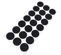 Adsamm® / 21 x patins en feutre / noirs / Ø 30 mm / rond / 1,5 mm d' épaisseur / patins glisseurs auto-adhésifs de qualité optimale de Adsamm®