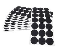Adsamm® / 210 x patins en feutre / noirs / Ø 30 mm / rond / épaisseur 3,5 mm / patins glisseurs auto-adhésifs de qualité optimale