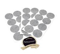 Adsamm® / 24 x patins en feutre / gris / Ø 60 mm / rond / épaisseur 3,5 mm / patins glisseurs auto-adhésifs de qualité optimale