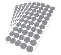 Adsamm® / 250 x patins en feutre / gris / Ø 22 mm / rond / épaisseur 3,5 mm / patins glisseurs auto-adhésifs de qualité optimale