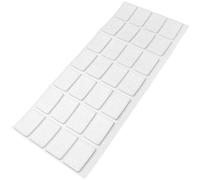 Adsamm® / 28 x patins en feutre / blancs / 20x30 mm / rectangulaire / épaisseur 3,5 mm / patins glisseurs auto-adhésifs de qualité optimale