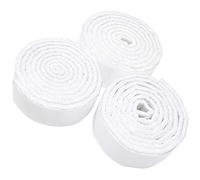 Adsamm® / 3 x Rouleaux de rubans adhésifs en feutre découpables / blancs / 24x1000 mm / rouleaux / épaisseur 3,5 mm / patins feutre auto-adhésifs de qualité optimale