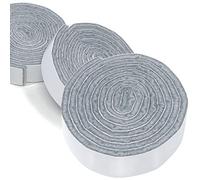 Adsamm® / 3 x Rouleaux de rubans adhésifs en feutre découpables / gris / 19x1000 mm / rouleaux / épaisseur 3,5 mm / patins feutre auto-adhésifs de qualité optimale