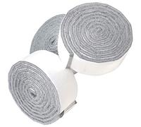 Adsamm® / 3 x Rouleaux de rubans adhésifs en feutre découpables / gris / 29x1000 mm / rouleaux / épaisseur 3,5 mm / patins feutre auto-adhésifs de qualité optimale