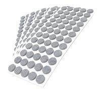 Adsamm® / 300 x Patins en Feutre/Gris/Ø 14 mm/Rond/épaisseur 3,5 mm/Patins glisseurs Auto-adhésifs de qualité optimale