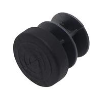 Adsamm® / 32 x Embouts insert à ailettes / noir / Ø 12 - 14 mm / rond / patin glisseur / pour pieds tubulaires