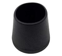 Adsamm® / 4 x Embouts extérieur / noir / Ø 29 - 31 mm / rond / robuste glisseur à fixer sur tout les jambes rondes des meubles / pour zones sèches et humides.