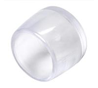 Adsamm® / 4 x Embouts extérieur / transparent / Ø 15 - 16 mm / rond / robuste glisseur à fixer sur tout les jambes rondes des meubles / pour zones sèches et humides.
