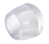 Adsamm® / 4 x Embouts extérieur / transparent / Ø 17 - 18 mm / rond / robuste glisseur à fixer sur tout les jambes rondes des meubles / pour zones sèches et humides.
