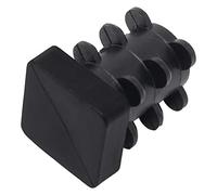 Adsamm® / 4 x Embouts insert à ailettes / noir / 12x12 - 14x14 mm / carré / patin glisseur / pour pieds tubulaires