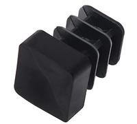Adsamm® / 4 x Embouts insert à ailettes / noir / 8x8 - 10x10 mm / carré / patin glisseur / pour pieds tubulaires