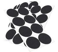 Adsamm® / 40 x patins en feutre / noirs / Ø 50 mm / rond / épaisseur 3,5 mm / patins glisseurs auto-adhésifs de qualité optimale
