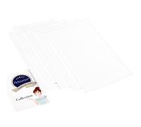 Adsamm® / 5 x plaquette autocollante en feutre pour le découpage / blancs / 100x200 mm / rectangulaire / 3,5 mm d' épaisseur / patins feutre auto-adhésifs