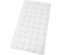 Adsamm® / 50 x patins en feutre / blancs / Ø 16 mm / rond / 1,5 mm d' épaisseur / patins glisseurs auto-adhésifs de qualité optimale de Adsamm®