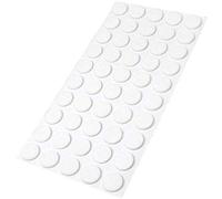 Adsamm® / 50 x patins en feutre / blancs / Ø 16 mm / rond / épaisseur 3,5 mm / patins glisseurs auto-adhésifs de qualité optimale
