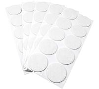 Adsamm® / 50 x patins en feutre / blancs / Ø 45 mm / rond / épaisseur 3,5 mm / patins glisseurs auto-adhésifs de qualité optimale