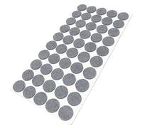 Adsamm® / 50 x patins en feutre / gris / Ø 22 mm / rond / épaisseur 3,5 mm / patins glisseurs auto-adhésifs de qualité optimale