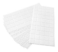 Adsamm® / 500 x patins en feutre / blancs / 20x20 mm / carré / 1,5 mm d' épaisseur / patins glisseurs auto-adhésifs de qualité optimale de Adsamm®