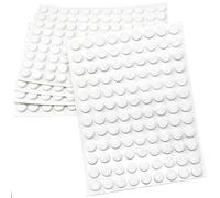 Adsamm® / 540 x patins en feutre / blancs / Ø 10 mm / rond / épaisseur 3,5 mm / patins glisseurs auto-adhésifs de qualité optimale