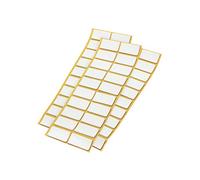 Adsamm® / 60 x Patins antidérapants Autocollants en Caoutchouc cellulaire EPDM / 20x40 mm/Blanc/rectangulaire/Patins antidérapants de 2,5 mm d'épaisseur