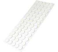 Adsamm® / 60 x patins en feutre / blancs / Ø 14 mm / rond / épaisseur 3,5 mm / patins glisseurs auto-adhésifs de qualité optimale