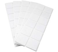 Adsamm® / 60 x patins en feutre / blancs / 40x40 mm / carré / épaisseur 3,5 mm / patins glisseurs auto-adhésifs de qualité optimale