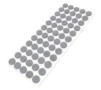 Adsamm® / 60 x patins en feutre / gris / Ø 14 mm / rond / épaisseur 3,5 mm / patins glisseurs auto-adhésifs de qualité optimale