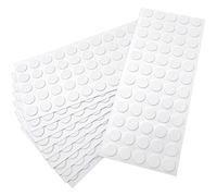 Adsamm® / 600 x patins en feutre / blancs / Ø 14 mm / rond / 1,5 mm d' épaisseur / patins glisseurs auto-adhésifs de qualité optimale de Adsamm®
