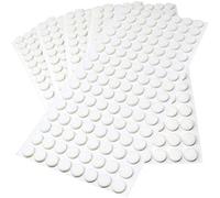 Adsamm® / 640 x patins en feutre / blancs / Ø 12 mm / rond / épaisseur 3,5 mm / patins glisseurs auto-adhésifs de qualité optimale
