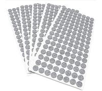 Adsamm® / 640 x patins en feutre / gris / Ø 12 mm / rond / épaisseur 3,5 mm / patins glisseurs auto-adhésifs de qualité optimale