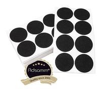 Adsamm® / 80 x patins en feutre / noirs / Ø 60 mm / rond / épaisseur 3,5 mm / patins glisseurs auto-adhésifs de qualité optimale