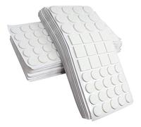 Adsamm® / 880 x patins en feutre / différentes tailles / Ø 28 mm / Ø20 mm / 25x25 mm / blancs / mixedx mm / carré / épaisseur 3,5 mm / patins glisseurs auto-adhésifs de qualité optimale