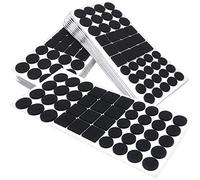 Adsamm® / 880 x patins en feutre / différentes tailles / Ø 28 mm / Ø20 mm / 25x25 mm / noirs / mixedx mm / carré / épaisseur 3,5 mm / patins glisseurs auto-adhésifs de qualité optimale