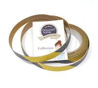 Adsamm Bandes antidérapantes de 6 m | 19 mm de Large Bandes Autocollantes de qualité supérieure pour marches d'escalier antidérapantes en intérieur et en extérieur (Jaune/Noir)