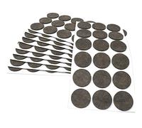 Adsamm FP-35-SA-BR-36-18-10 FP-35-SA-BR-36-18 180 patins en feutre marron, diamètre 36 mm