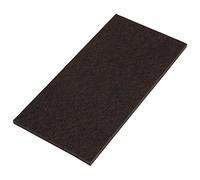Adsamm® / patin en feutre extra forte / brun / 100x200 mm / rectangulaire / épaisseur 5,5 mm / patins glisseurs auto-adhésifs haut de gamme