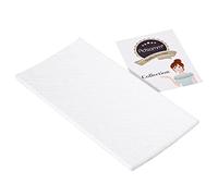 Adsamm® / plaquette autocollante en feutre pour le découpage / blanc / 100x200 mm / rectangulaire / 3,5 mm d' épaisseur / patins feutre auto-adhésifs