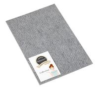 Adsamm® / plaquette autocollante en feutre pour le découpage / gris / 200x300 mm / rectangulaire / 3,5 mm d' épaisseur / patins feutre auto-adhésifs